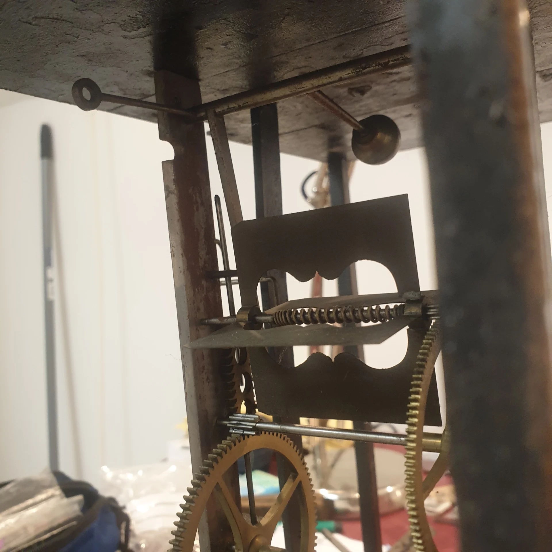 Démontage avant restauration.