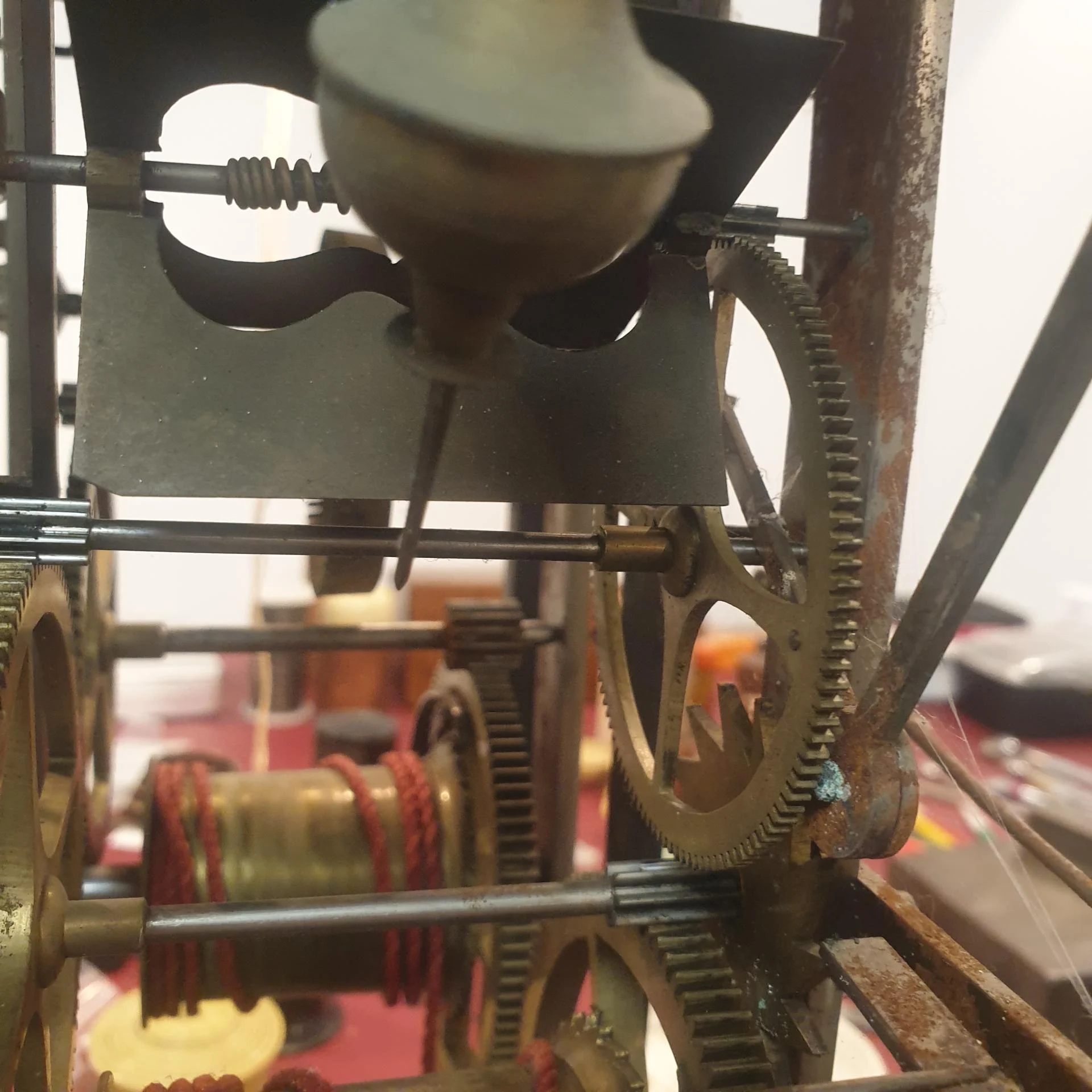 Bien endommagé par la rouille.