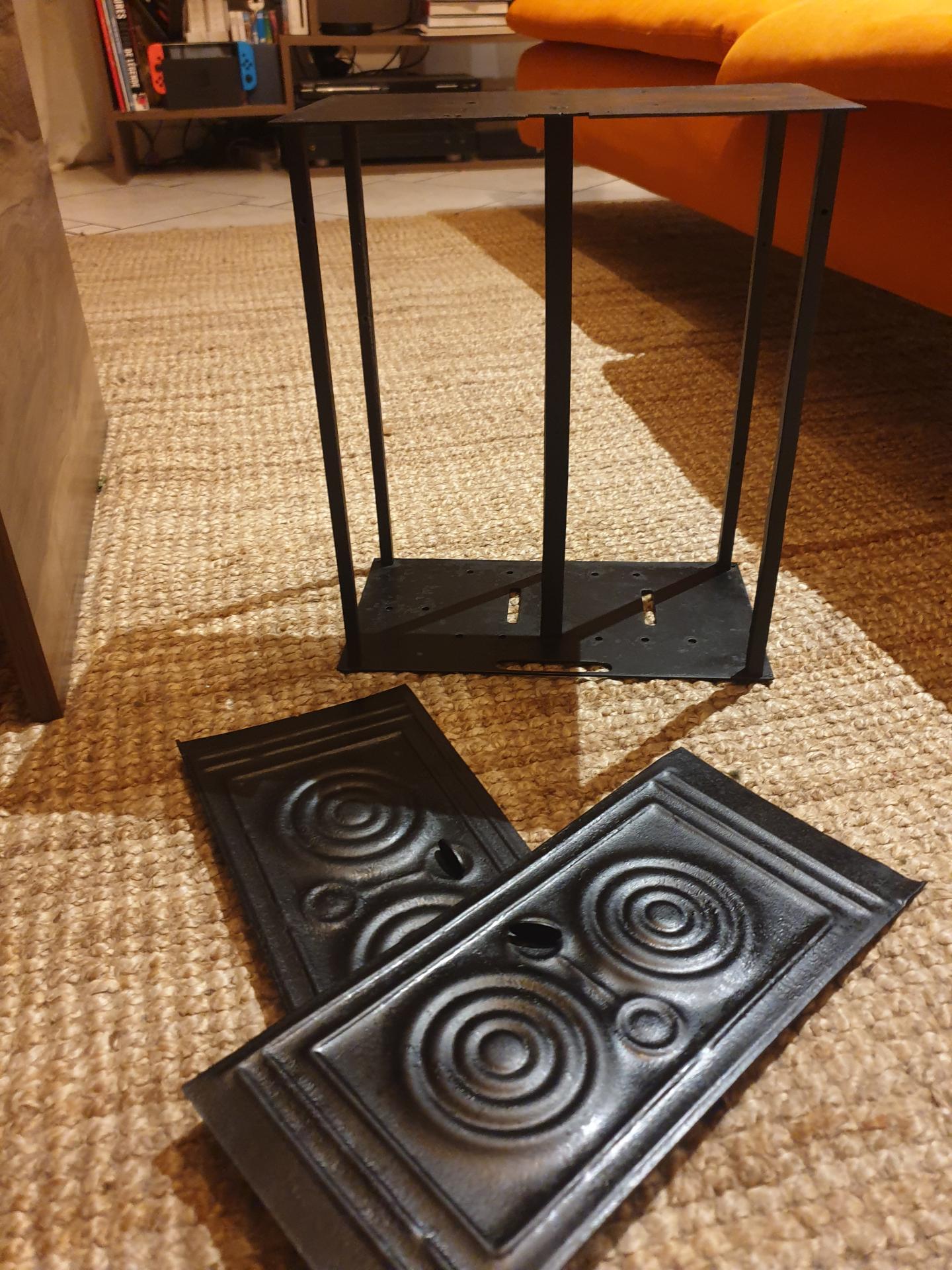 Restauration de la cage.